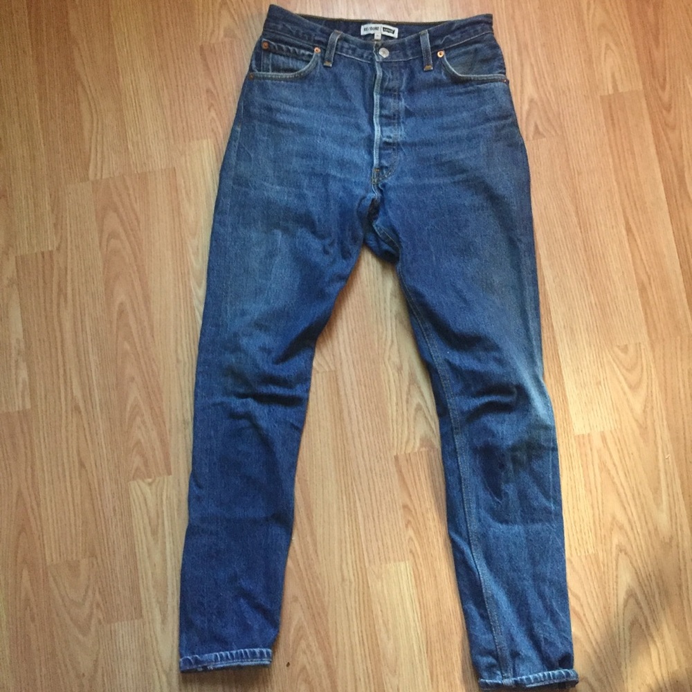 Re/done High Rise Jeans - Picture 2 of 4